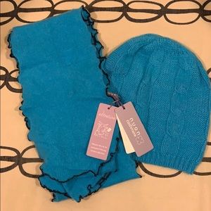 Nuan Cashmere Hat and Scarf Set
